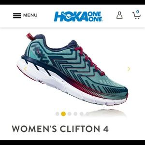 HOKA ONE ONE Clifton 4 W 10, Blue coral / Ceramic